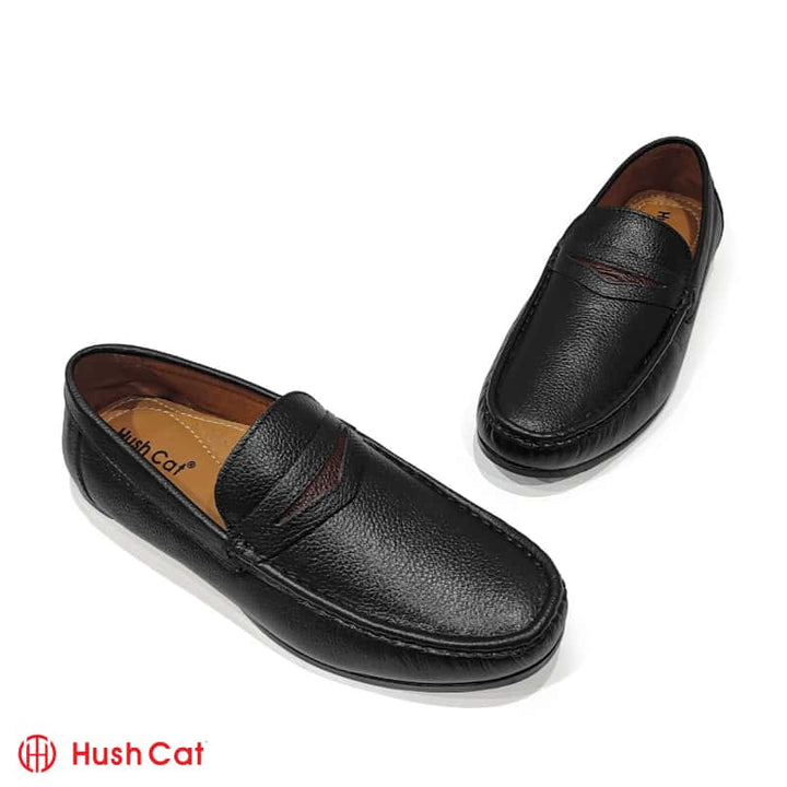 Mens Casual Black Mild Leather Shoes New Arrivals