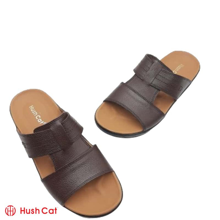 Men’s Medicated Brown Mild Leather Slipper Chappal