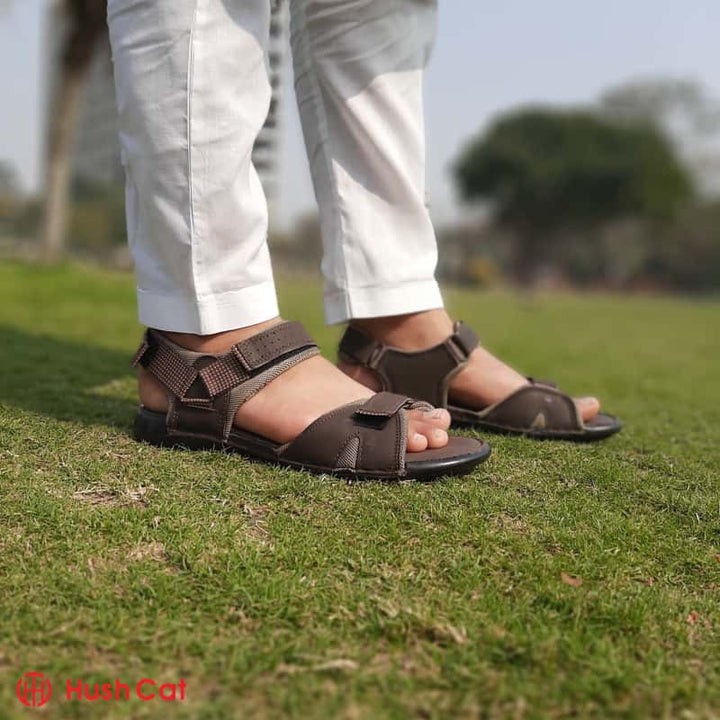 Leather Stylish Chesnut Sandal For Men