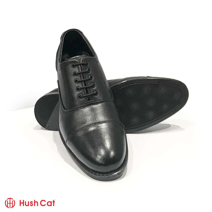 Mens Black Oxford Style Leather Shoes Formal Shoes
