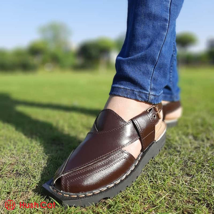 Mens Brown Leather Trendy Narozi