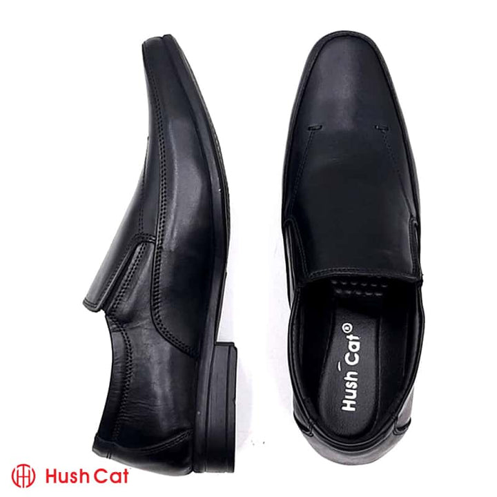Hush Cat Black Samuel Leather Shoes Formal Shoes