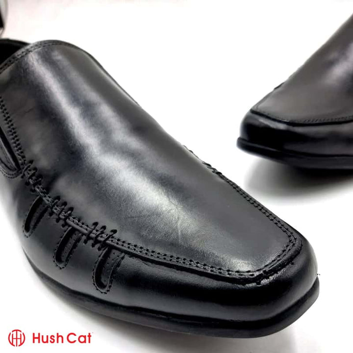 Hush Cat Black Handmade Leather Shoes Formal Shoes