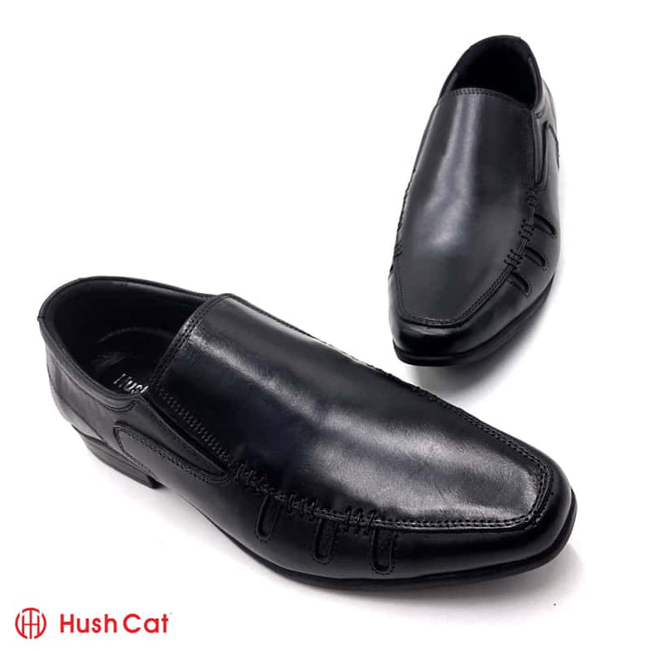 Hush Cat Black Handmade Leather Shoes Formal Shoes