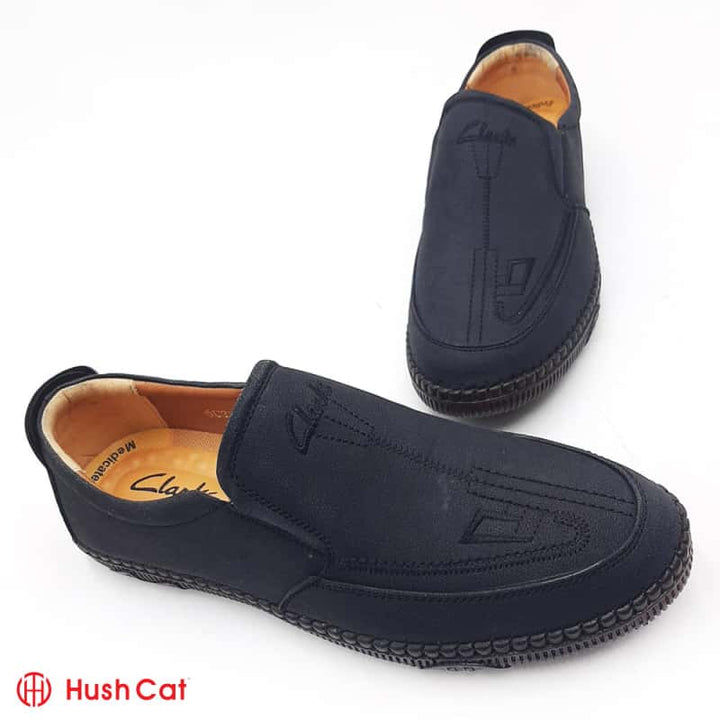 Mens Black Medicated Casual Shoes Shoes