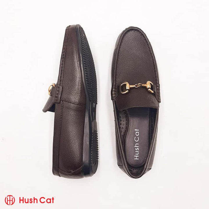 Mens Casual Coffee Leather Loafer Shoes Men Loafers