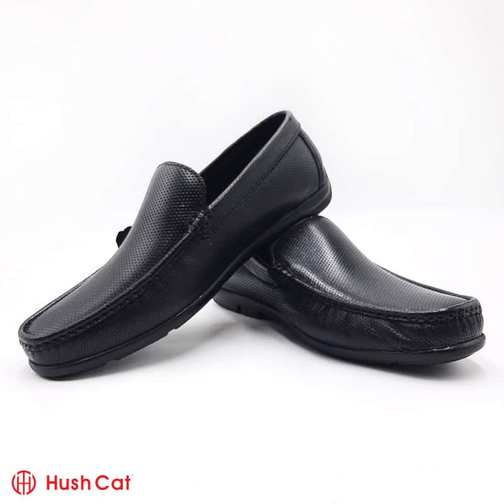 Mens Casual Plain Leather With Chrome Buckle Loaffer Men Loafers