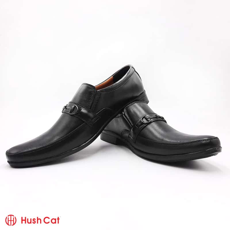Formal shoes black leather clearance